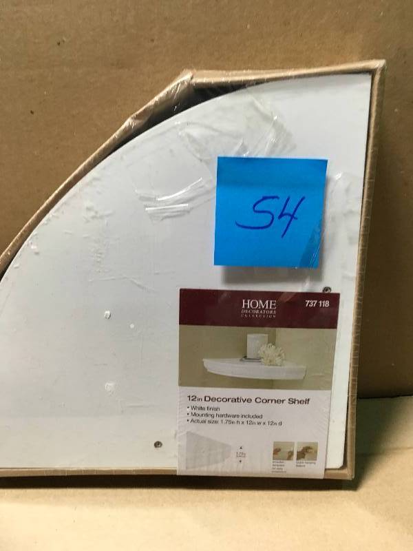 Home Decorators 12 in Decorative Corner Shelf