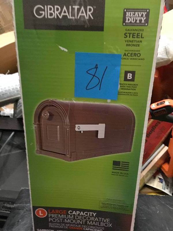 Gibraltar  Heavy Duty Steel Mailbox
