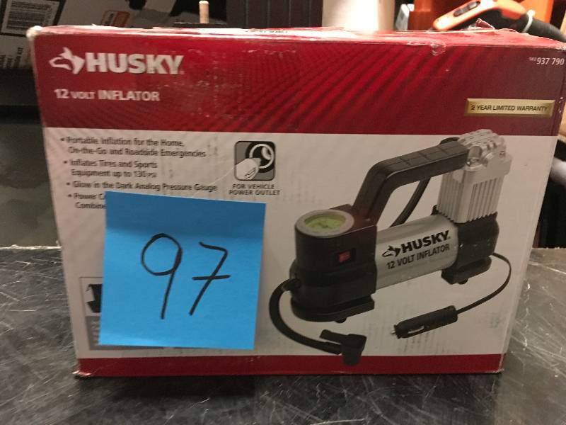 Husky 12-Volt Inflator not used