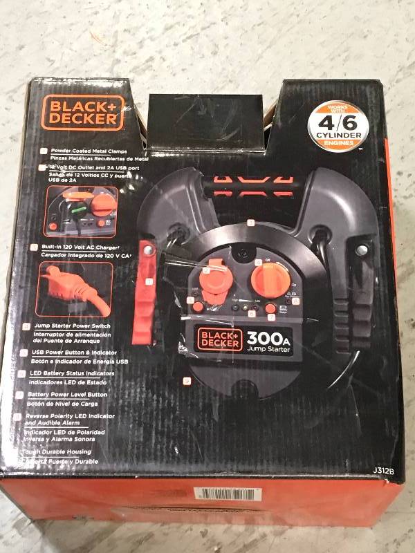 Black and Decker Jump Starter in good condition