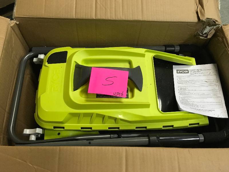 Ryobi 13 in. 11 Amp Corded Electric Walk Behind Push Mower used in good condition