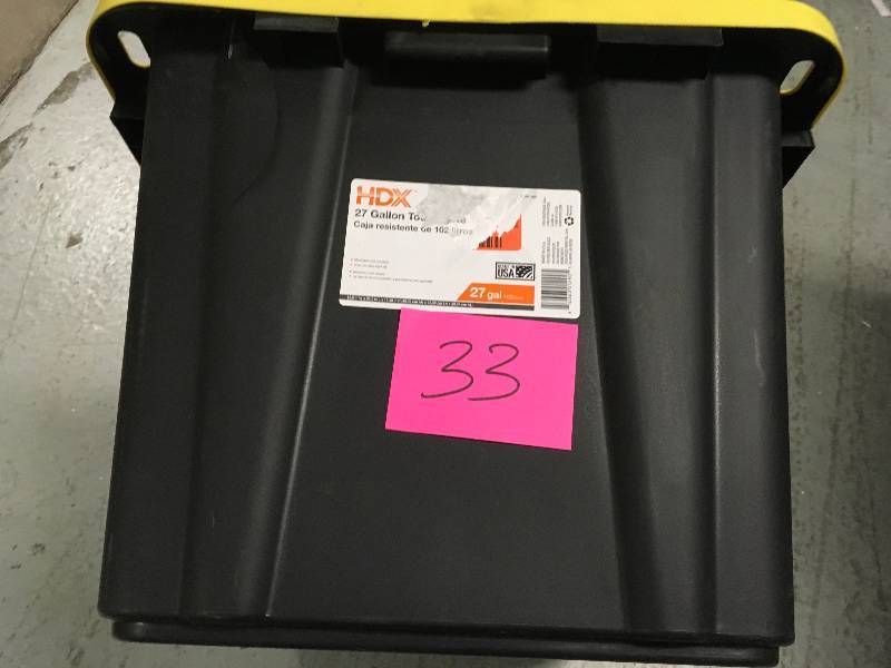 HDX 27 Gallon tote