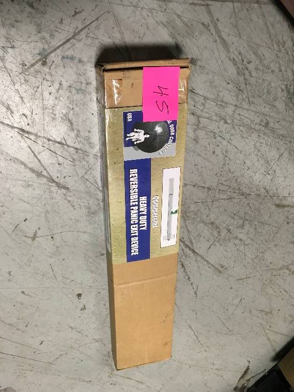 Commercial Heavy duty reversible panic exit device not used