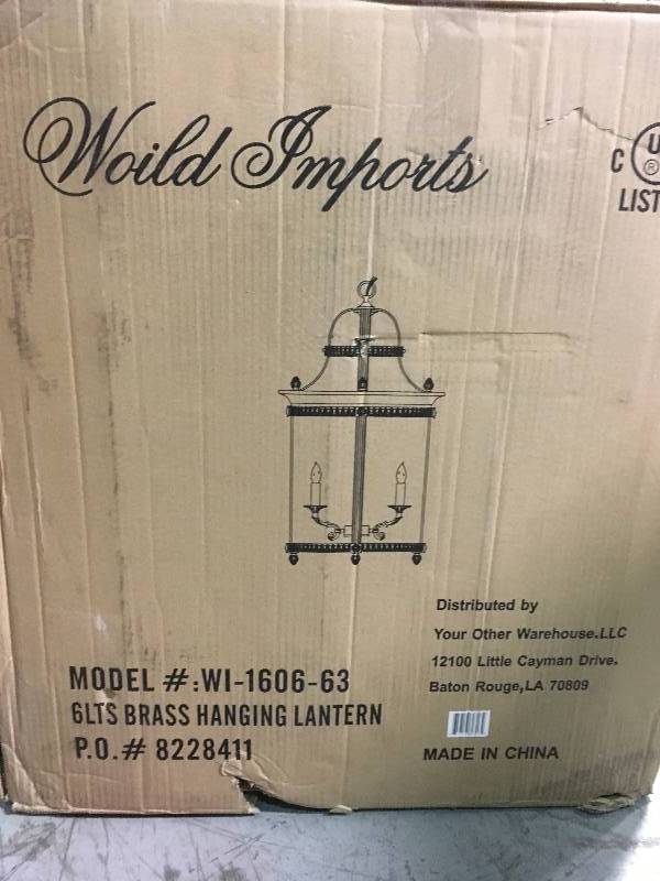 World Imports Model WI-1606-63 not used