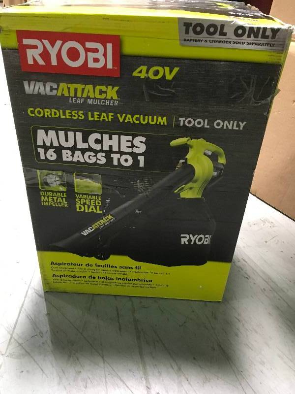Ryobi Cordless Leaf Vacuum Tool only not used