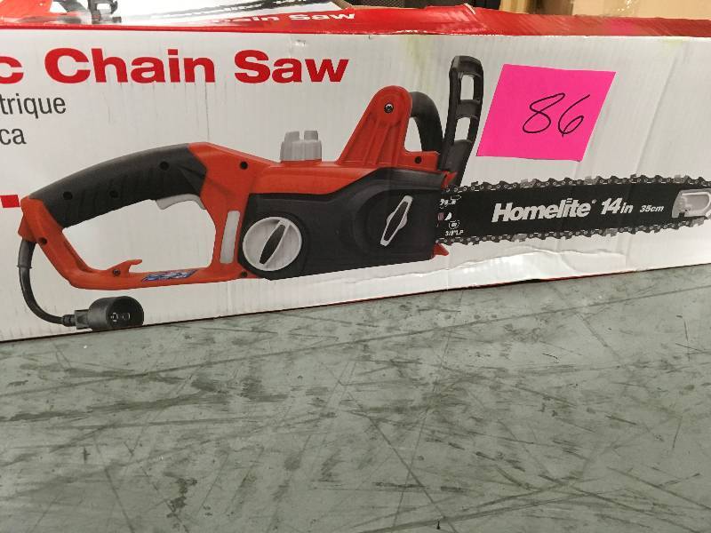 Homelite 14 9 Amp Electric Chainsaw in good working condition