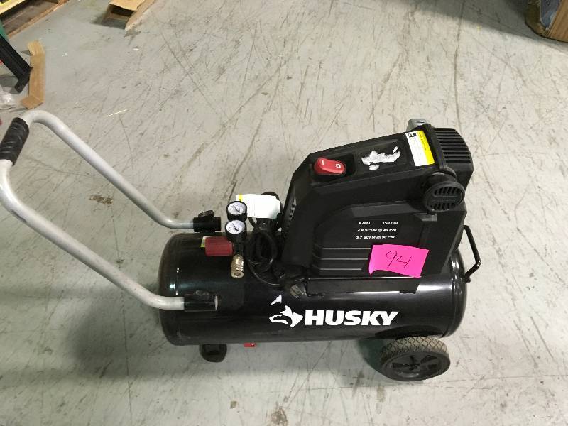 Husky 8 gal Air compressor used in good working condition
