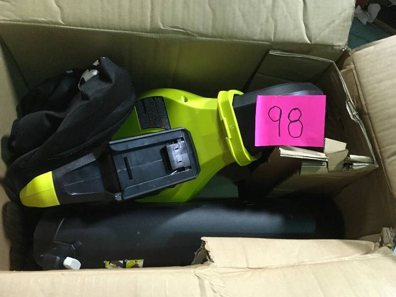 Ryobi 40V Leaf Vac Kit with Battery and charger in very good condition