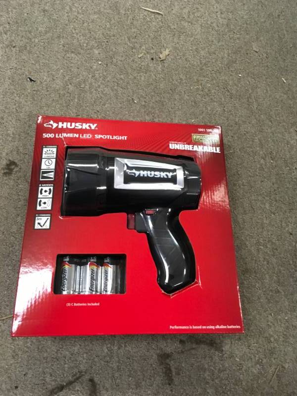 lot 3 image: Husky 500 Lumen LED Spotlight New