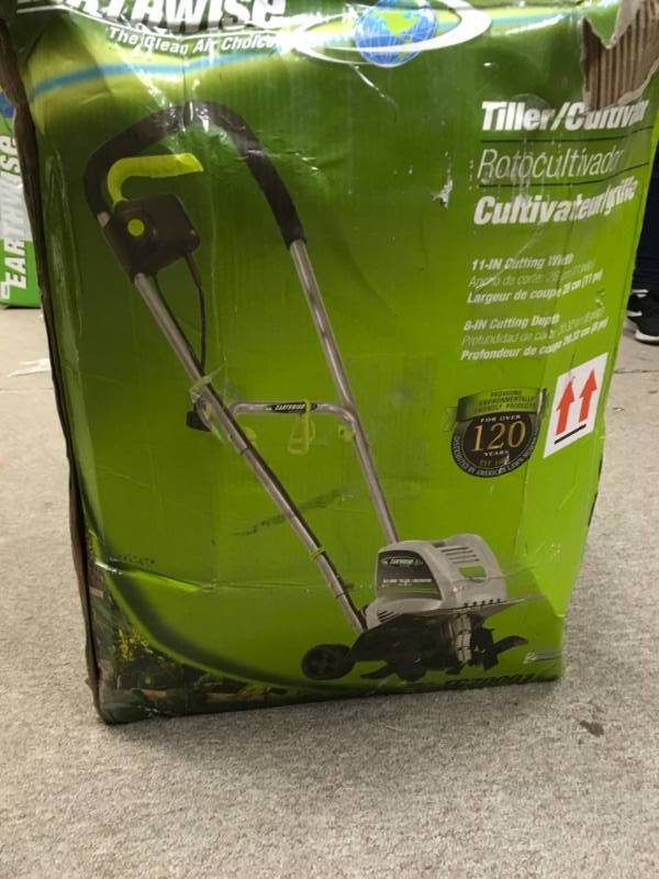 lot 23 image: Earthwise Electric Tiller Cultivator 11 in wide