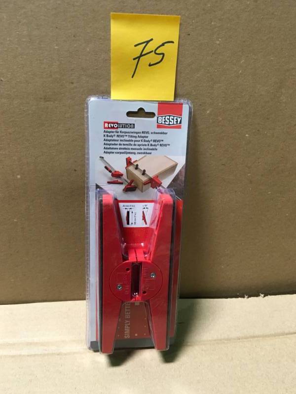 lot 75 image: Bessey K-Body Revo Tilting Adaptor not used