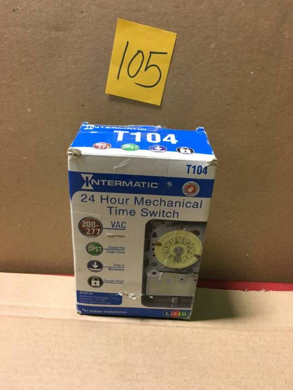 lot 105 image: Intermatic 24 Hr Mechanical Time Switch
