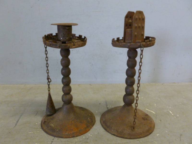 Antique Candle Holders