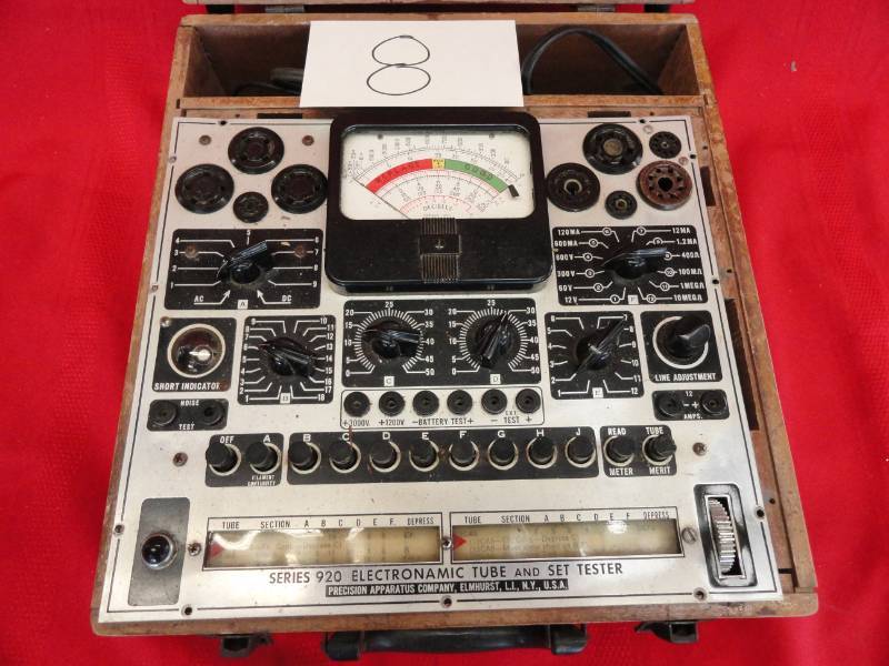 Series 920 Electromatic Tube & Set Tester by Precision Apparatus Co ...