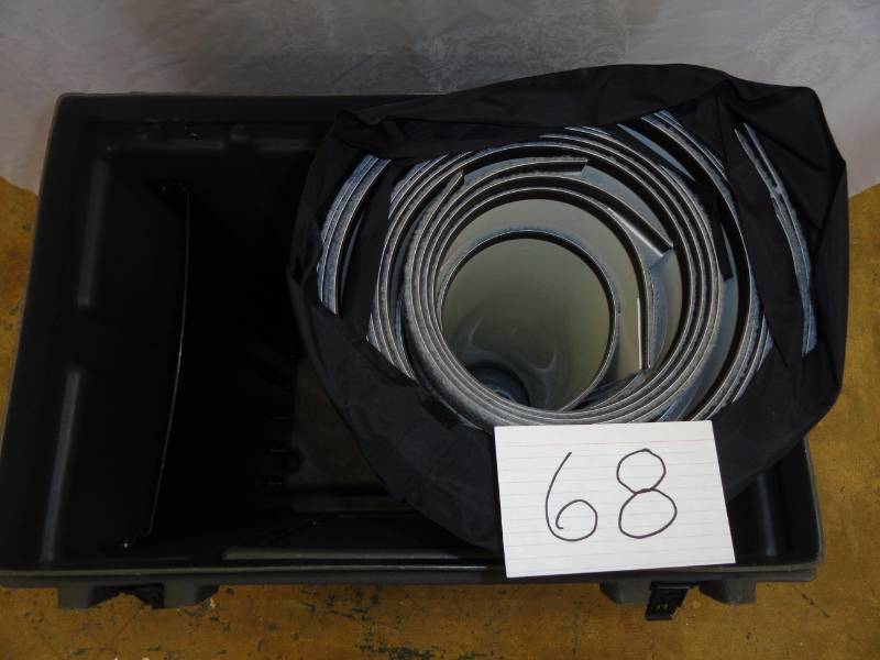 lot 68 image: Nimlok Display Case with Wheels