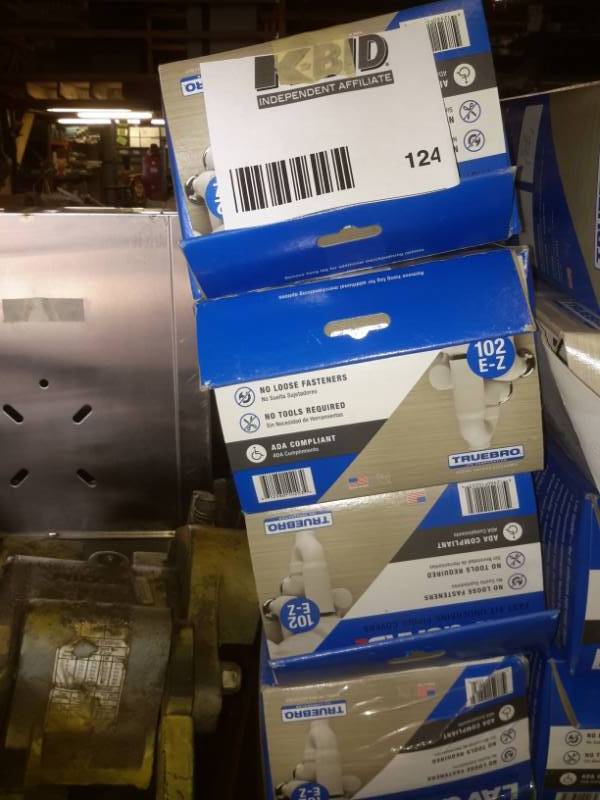 lot 124 image: 4 packages.. Lav Guards Pipe Covers