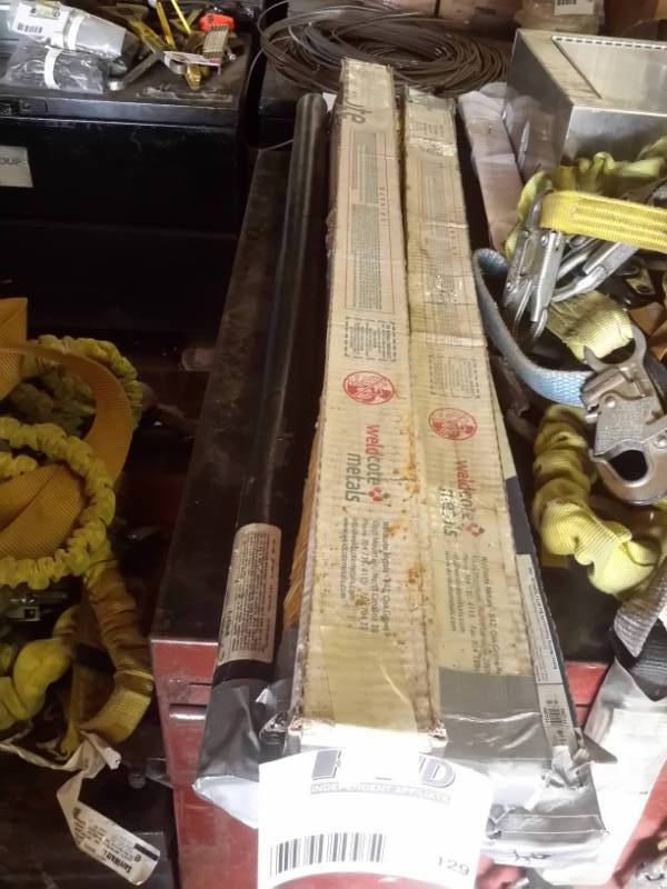 lot 129 image: Misc Welding Rods..Please inspect for types