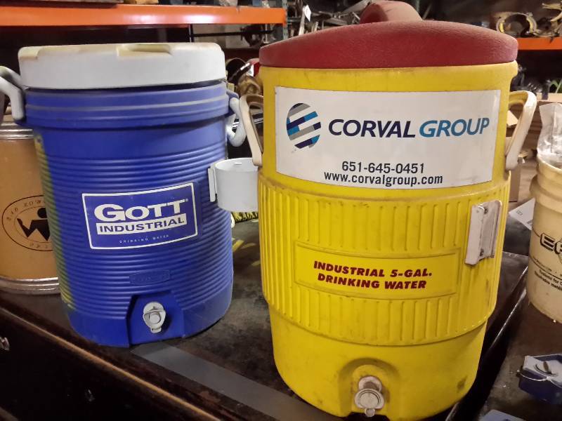 lot 135 image: 2 Drinking Coolers.. 4 gallon