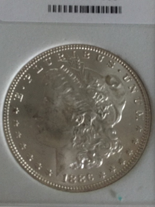 lot 2 image: 1886 Morgan Dollar PCG MS66
