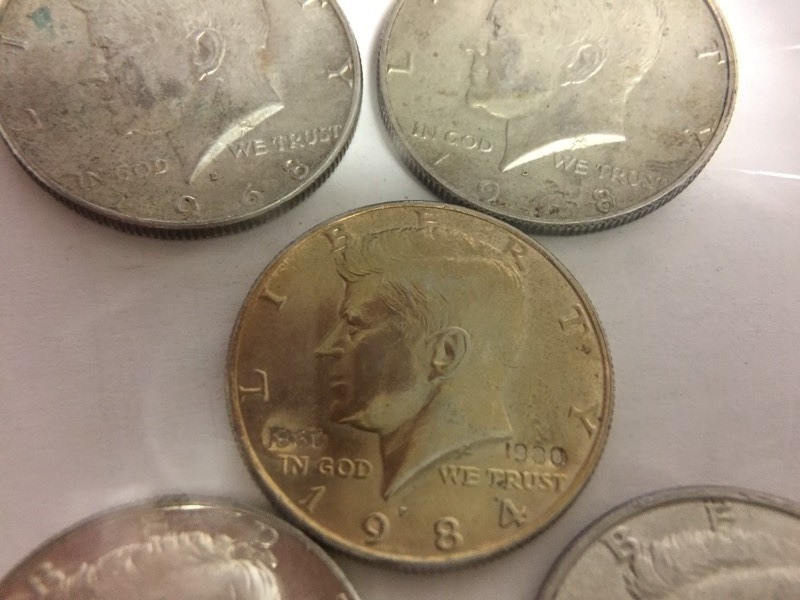 lot 4 image: Kennedy Half Dollars