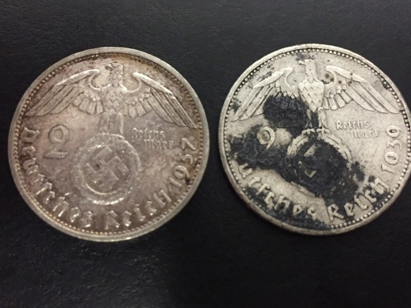 lot 6 image: 1937 & 1939 Germany 2 Marks