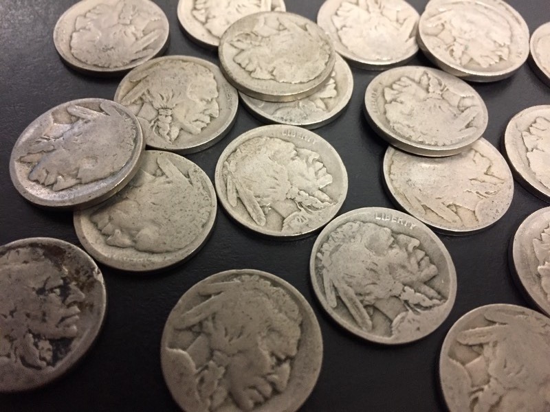 lot 11 image: 24 Buffalo Nickels