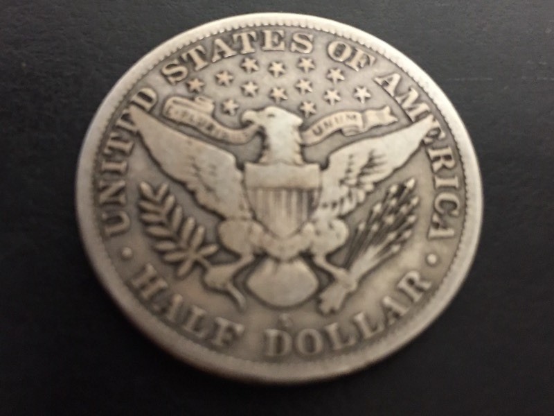 lot 10 image: 1914 S Barber Half Dollar