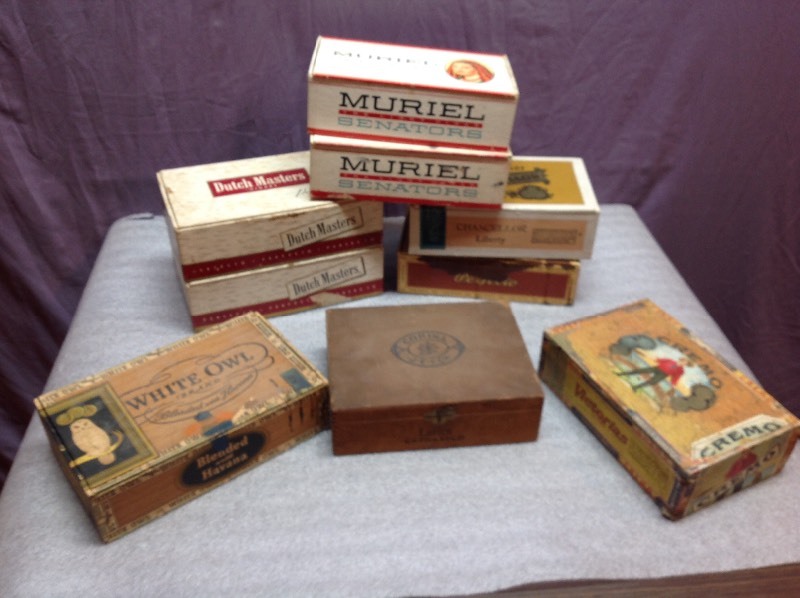 lot 20 image: Cigar Boxes