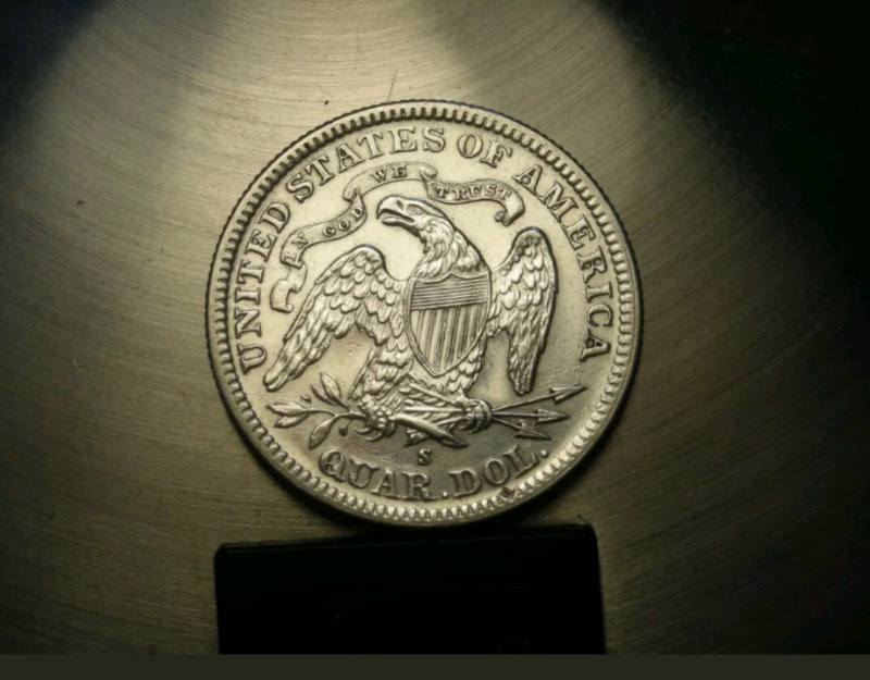 lot 3 image: 1888 S Seated Liberty Quarter