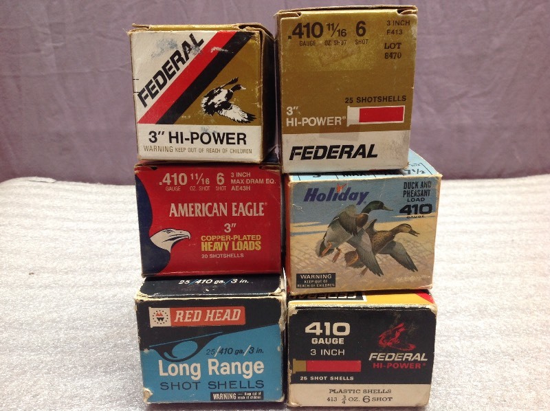 lot 65 image: Vintage 410 Ga Shells Boxes