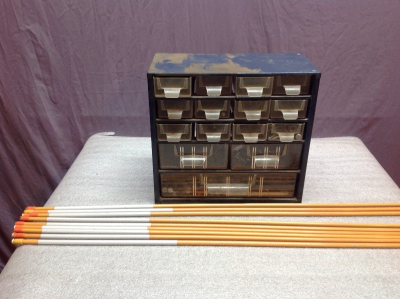 lot 72 image: Hardware Organizer & Drive Way Markers