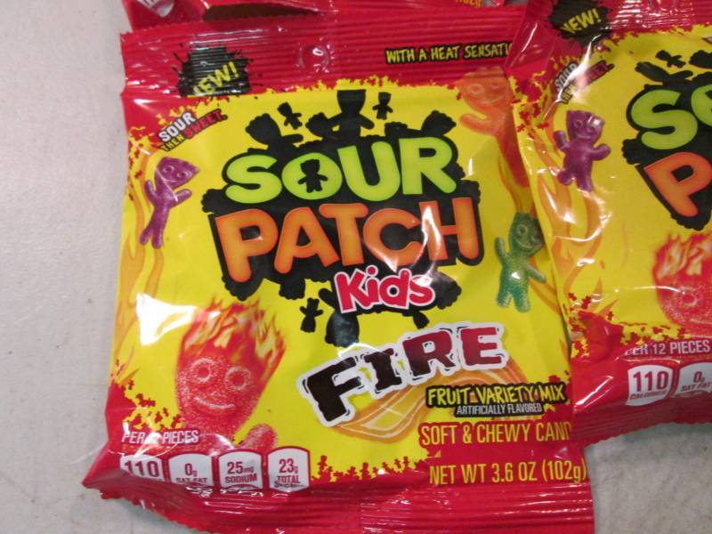 lot 54 image: Case of 12 Bags of Sour Patch Kids ...