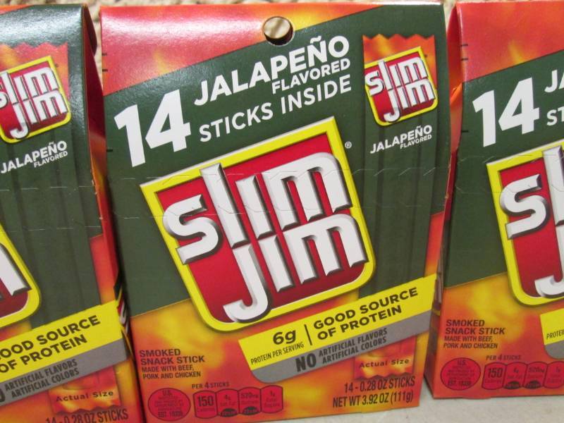 lot 61 image: 4 Boxes of Slim Jim Jalapeno Flavor...