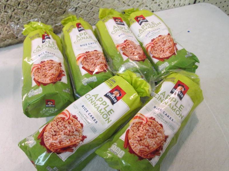 lot 69 image: 6 Packs of Apple Cinnamon Rice Cake...