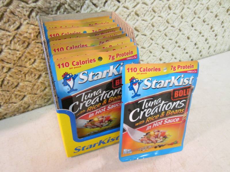 lot 80 image: 12 Pouches of Starkist Bold Tuna Cr...