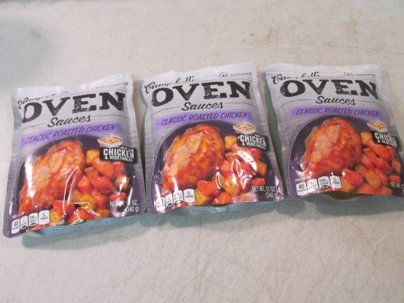 lot 89 image: 3 Pouches of Campbells Slow Cooker ...