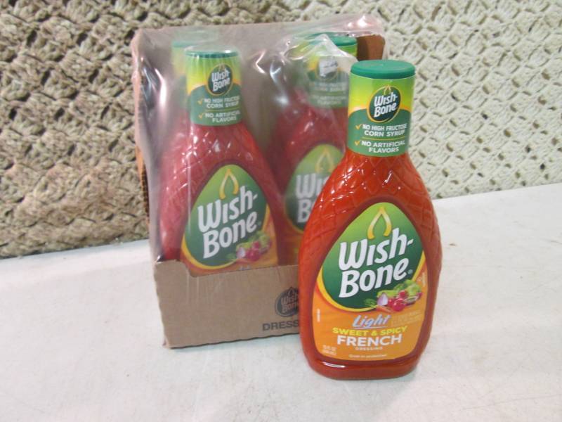 lot 105 image: 6 Bottles of Wish Bone Light Sweet ...
