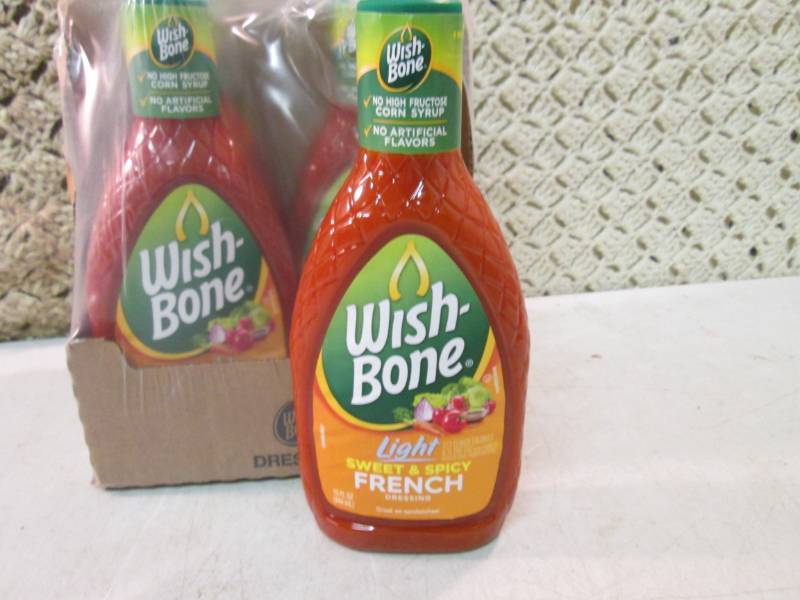 lot 106 image: 6 Bottles of Wish Bone Light Sweet ...