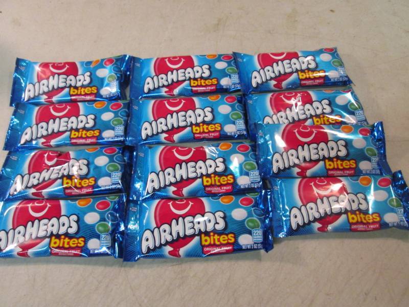 lot 119 image: 12 Bags of Airheads Bites Original ...