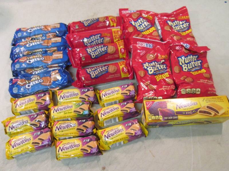 lot 127 image: Assorted Packs of Nutter Butter, Or...