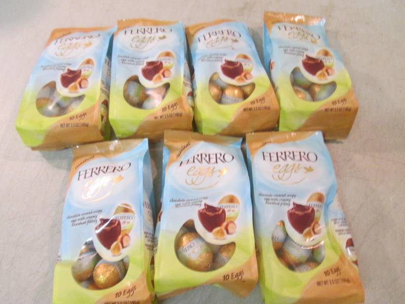 lot 146 image: 7 Bags of Hazelnut Ferrero Eggs Bes...