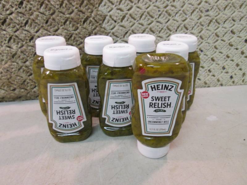 lot 147 image: 8 Bottles of Heinz Sweet Relish Bes...