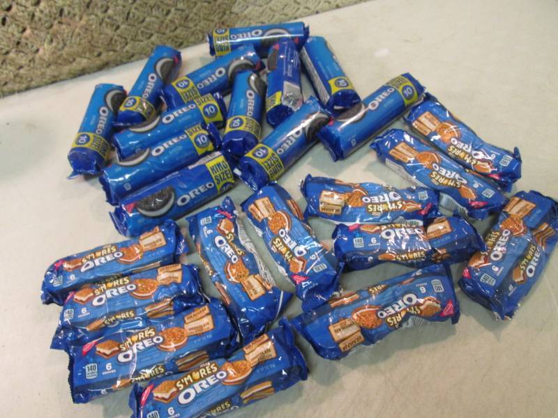 lot 149 image: Assorted Packs of Oreo Cookies  B-3...