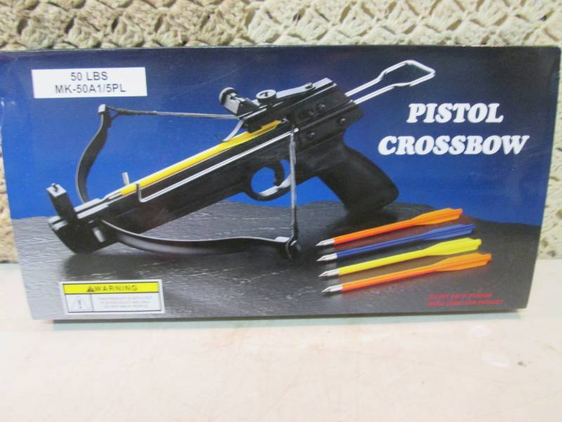 lot 156 image: 50 Pound Pistol Crossbow Unopened  ...