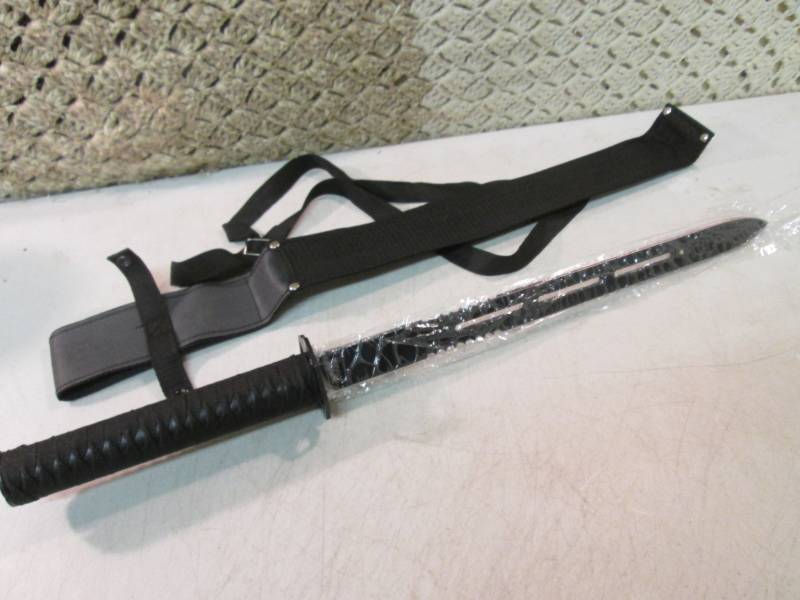 lot 161 image: 24 Magnetic Double Sword with Shea...