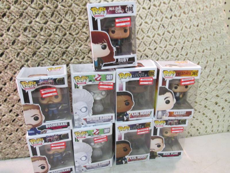 lot 179 image: Lot of 9 POP Figures  F-0...
