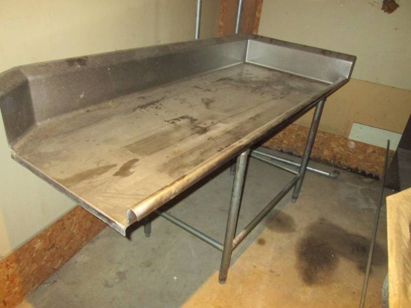 lot 204 image: Stainless Steel Counter 70 Long 30...