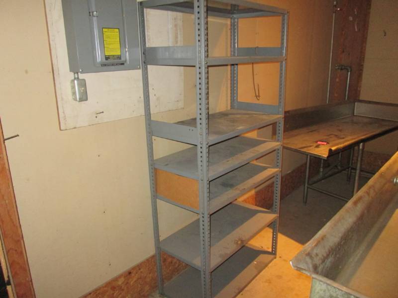 lot 205 image: Metal Shelf 75 x 36 x 18...