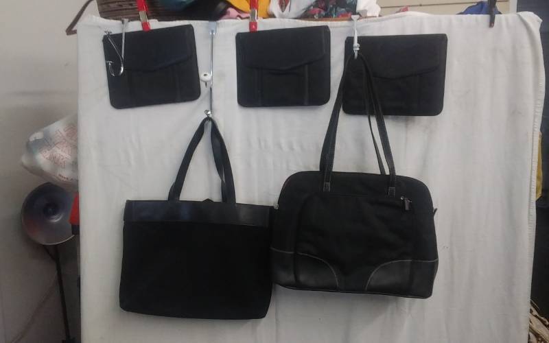 lot 33 image: 2-SatchelTote Bags (Calvin Klein & Other), 3-Verizon Tablet Cases