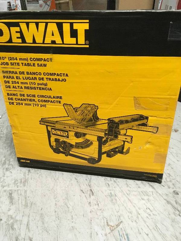Dewalt Job Site Table Saw in good condition